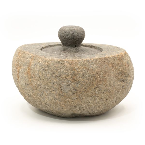 Natuurlijke Riviersteen Aardingspot – Groot (ca. 15 × 12 cm)