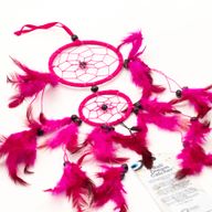 Bali Droomvangers - Medium Rond - Turkoois/Roze/Paars