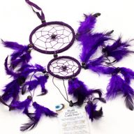 Bali Droomvangers - Medium Rond - Turkoois/Roze/Paars