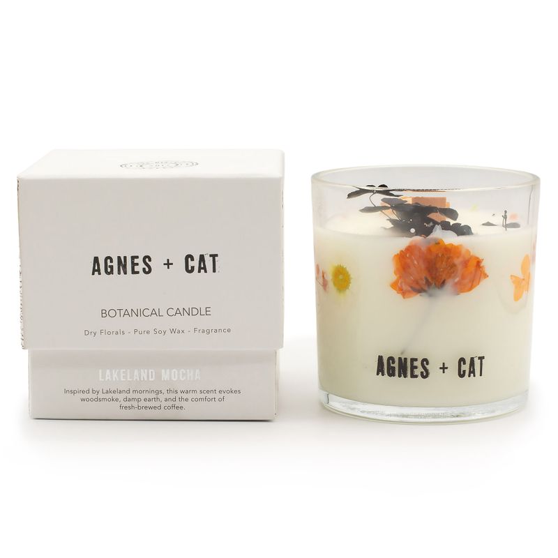 Agnes + Cat Botanische Sojawaskaars – Lakeland Mocha