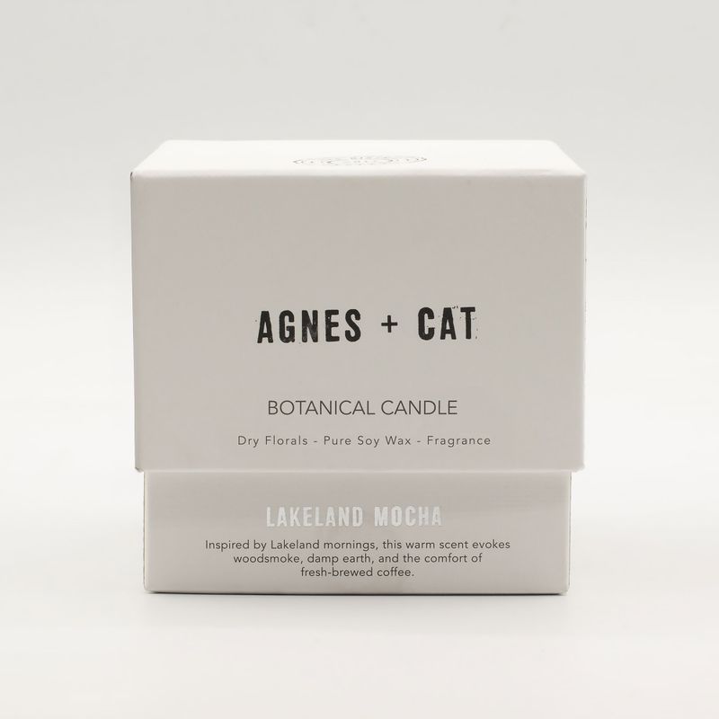 Agnes + Cat Botanische Sojawaskaars – Lakeland Mocha