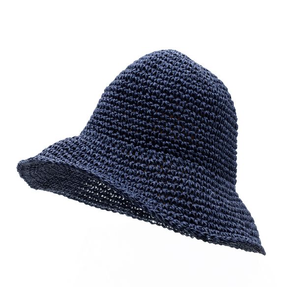 Floppy Strohoed - Marineblauw