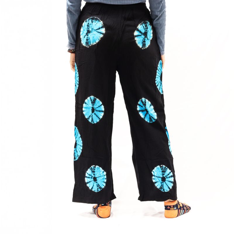 Japanese Style Lounge Pants - Med -Black, Blue