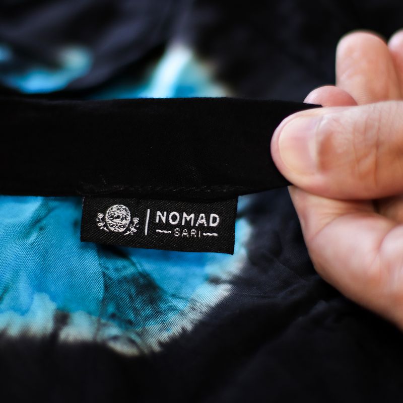 Japanese Style Lounge Pants - Med -Black, Blue