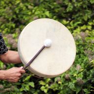Geest van de Beer Sjamanentrommel met Klopper – Stembaar – 40 cm