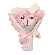 Groot Boeket Roze Zeeprozen – Love is Eternal – met Cadeaukaart