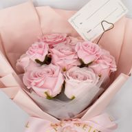 Groot Boeket Roze Zeeprozen – Love is Eternal – met Cadeaukaart