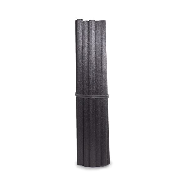 Zwarte Dikke Vezelstengels – 8mm x 18cm Bundel – Ca. 20