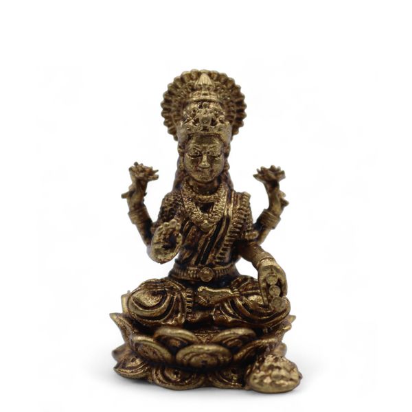Messing Miniatuur Goden – Laxmi (11 g) – 30 mm