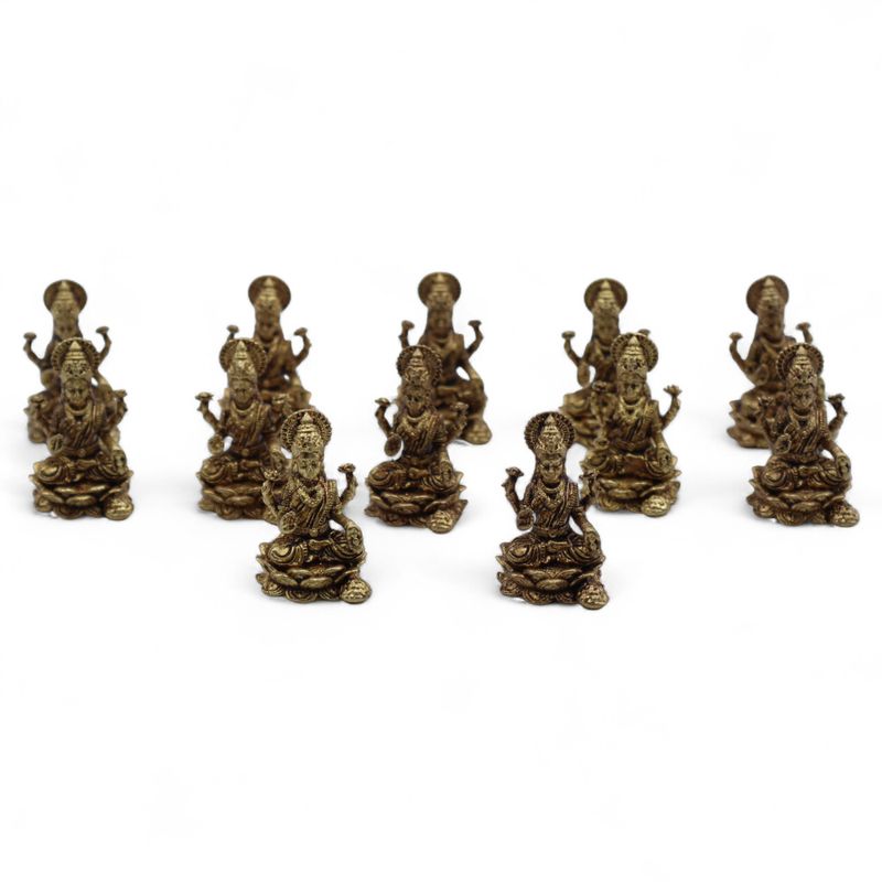 Messing Miniatuur Goden – Laxmi (11 g) – 30 mm