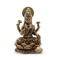 Messing Miniatuur Goden – Laxmi (22 g) – 37 mm
