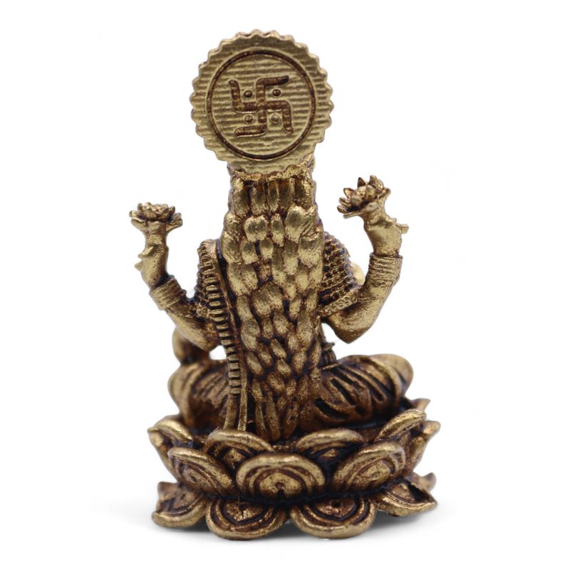Messing Miniatuur Goden – Laxmi (22 g) – 37 mm
