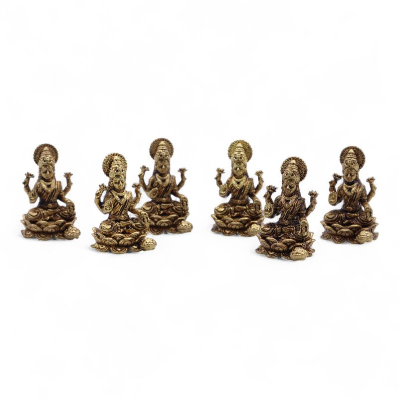 Messing Miniatuur Goden – Laxmi (22 g) – 37 mm
