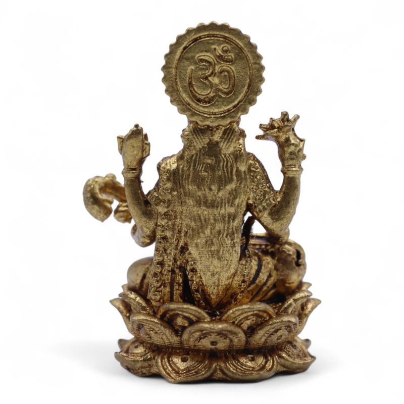 Messing Miniatuur Goden – Sarswati (22 g) – 34 mm