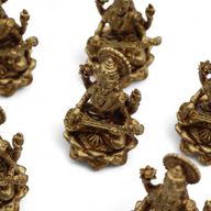 Messing Miniatuur Goden – Sarswati (22 g) – 34 mm