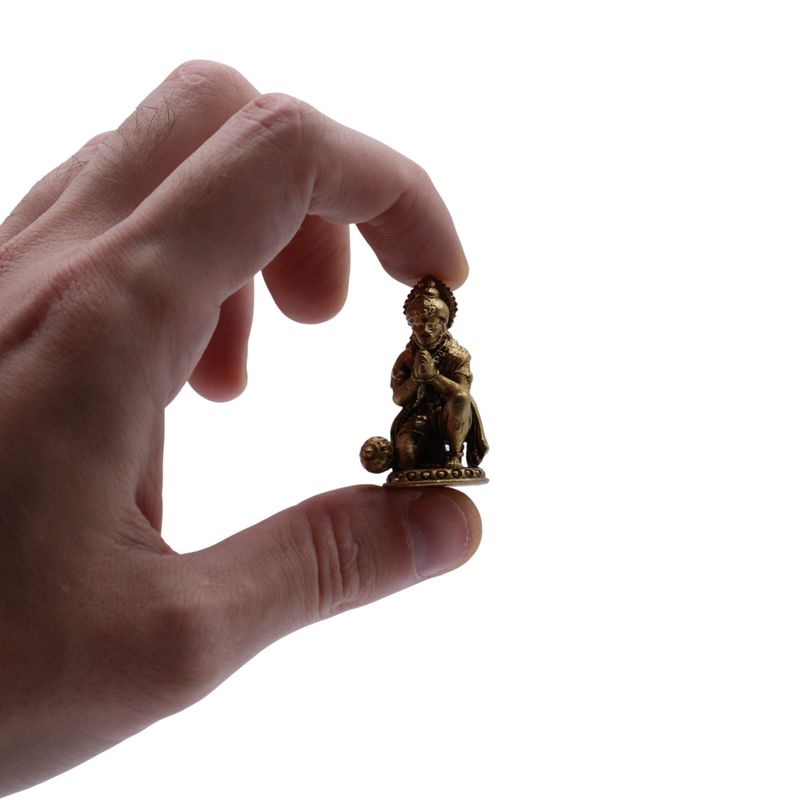 Messing Miniatuur Goden – Hanuman (30 g) – 36 mm