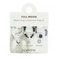 Nymph Spirit Edelsteen Ringenset – Volle Maan