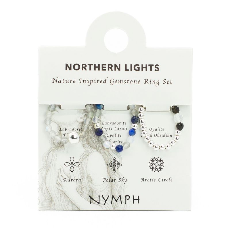 Nymph Spirit Edelsteen Ringenset – Noorderlicht