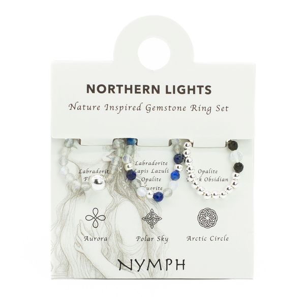 Nymph Spirit Edelsteen Ringenset – Noorderlicht
