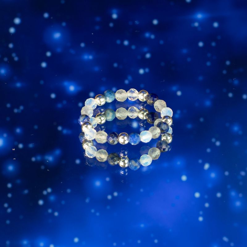 Nymph Spirit Edelsteen Ringenset – Noorderlicht