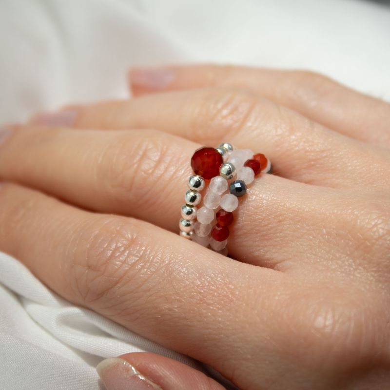 Nymph Spirit Edelsteen Ringenset – Liefde & Vlam