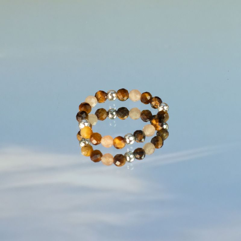 Nymph Spirit Edelsteen Ringenset – Zeezonsondergang