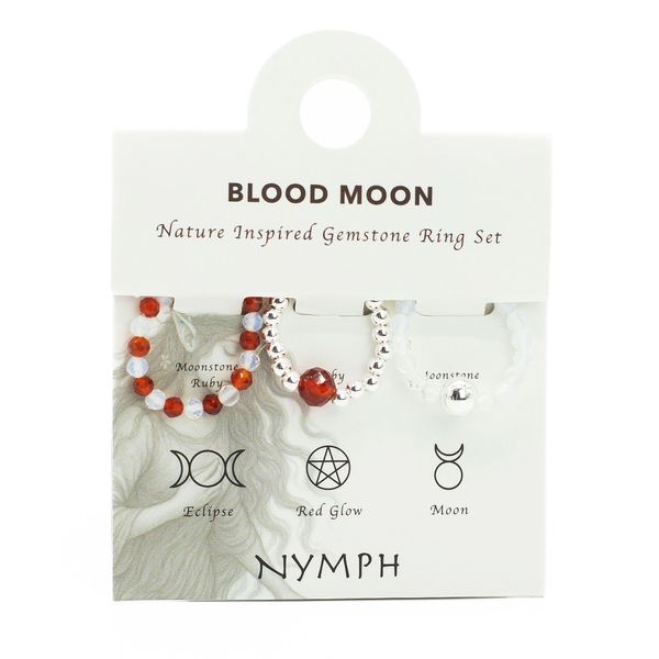 Nymph Spirit Edelsteen Ringenset – Bloedmaan