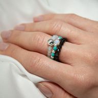 Nymph Spirit Edelsteen Ringenset – Eindeloze Oceaan