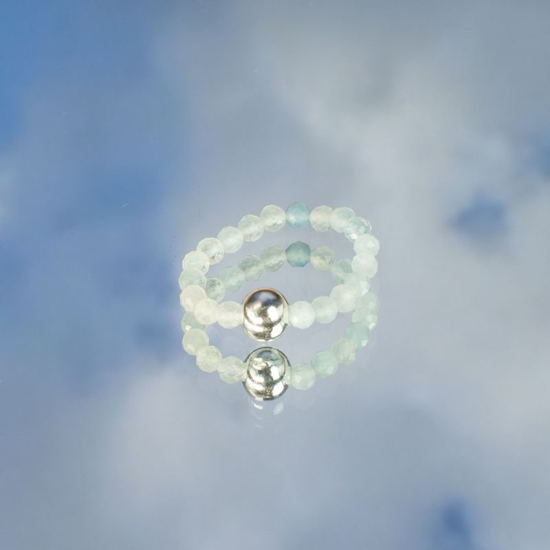 Nymph Spirit Edelsteen Ringenset – Eindeloze Oceaan