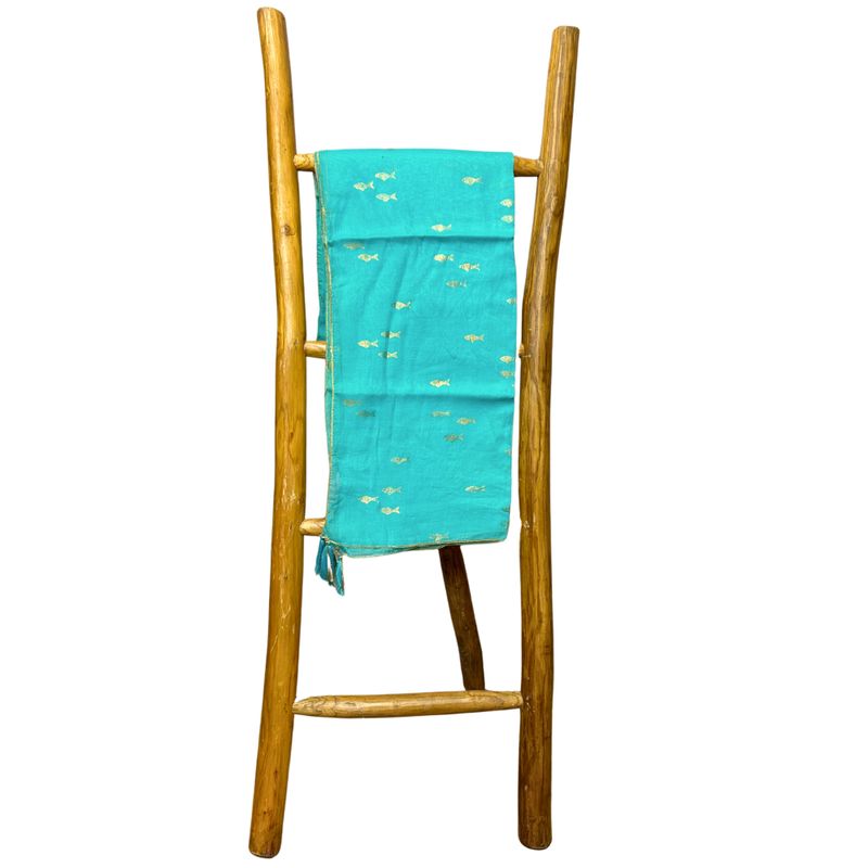 Pario - Turquoise & Goud Vissendesign