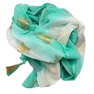 Pario - Wit & Turquoise Goud Schildpaddendesign