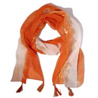 Nomad Sari - Zomersjaal - 180x50cm - Schildpad - Koraal