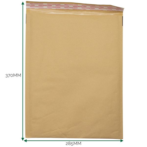 Kraft Gevoerde Luchtkussen Envelop (285 × 370 + 40 mm)