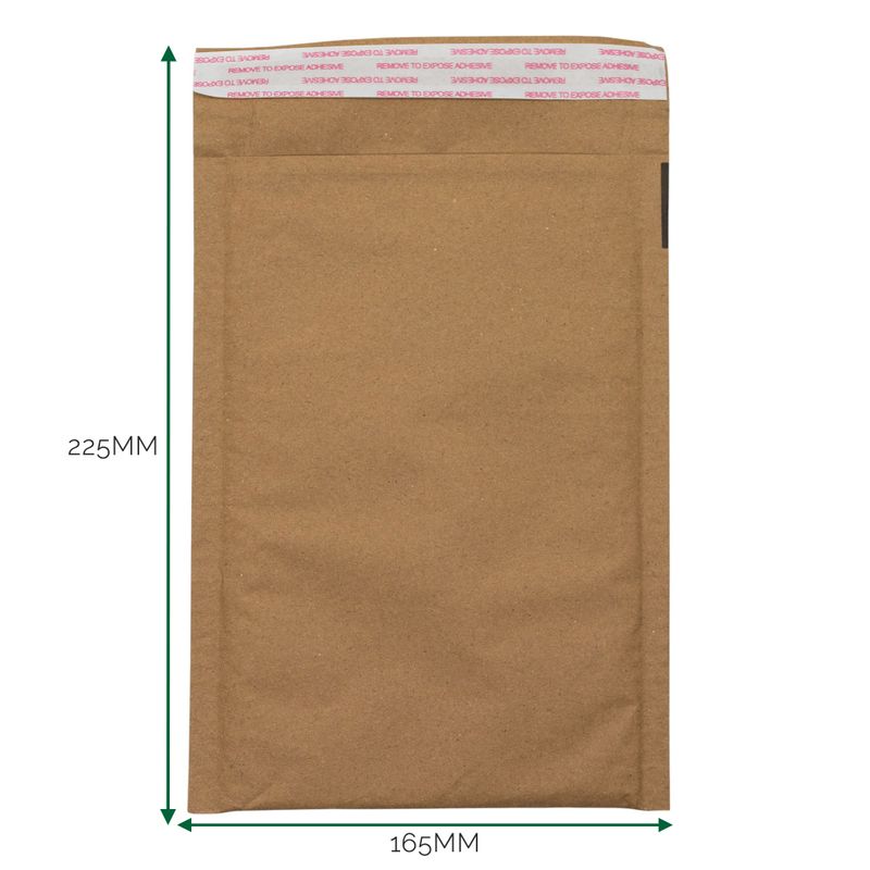 Kraft Gevoerde Honingraat Envelop (165 × 225 + 40 mm)