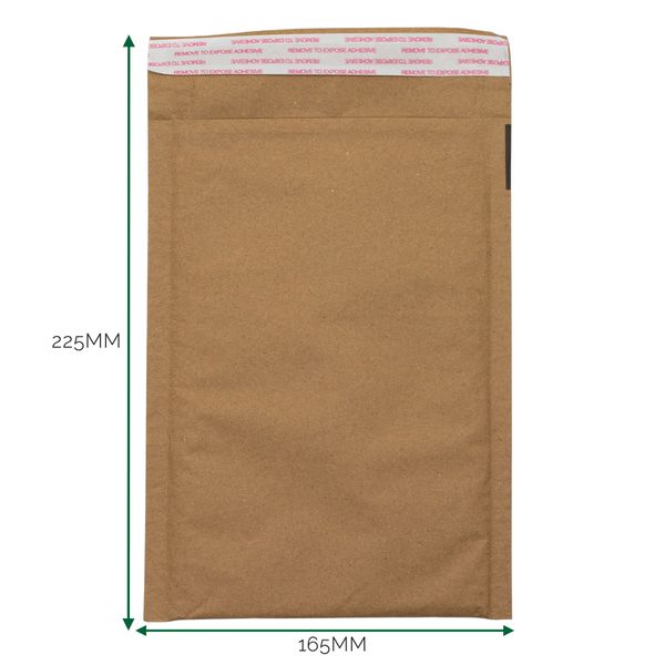 Kraft Gevoerde Honingraat Envelop (165 × 225 + 40 mm)