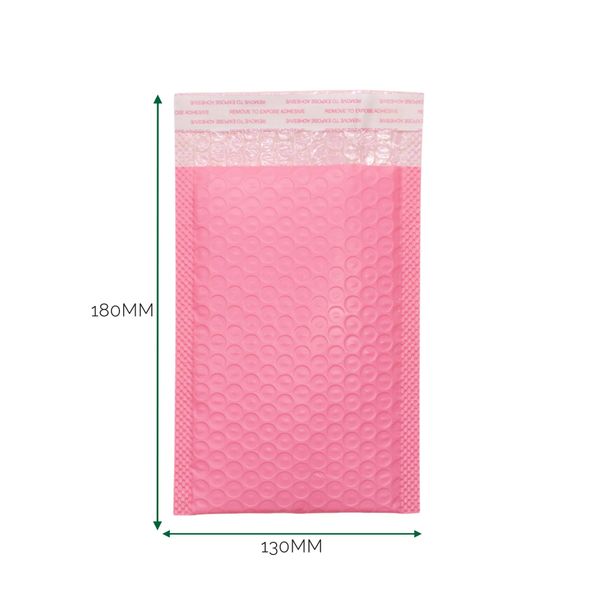 Roze Poly Luchtkussen Envelop (130 × 180 + 40 mm)