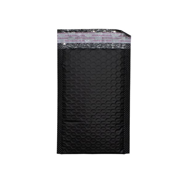 Zwarte Poly Luchtkussen Envelop (130 × 180 + 40 mm)