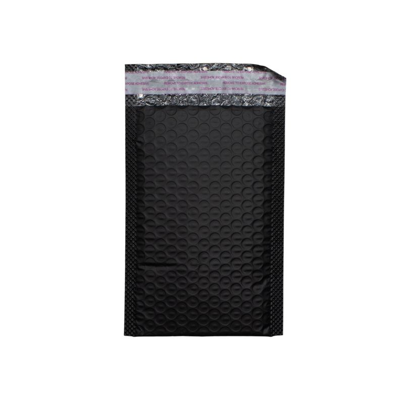 Zwarte Poly Luchtkussen Envelop (130 × 180 + 40 mm)