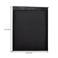 Zwarte Poly Luchtkussen Envelop (260 × 300 + 40 mm)