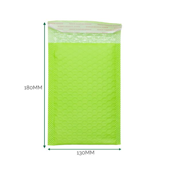 Groene Poly Luchtkussen Envelop (130 × 180 + 40 mm)