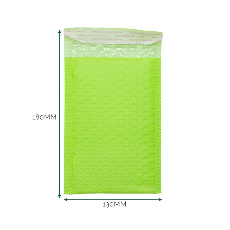 Groene Poly Luchtkussen Envelop (130 × 180 + 40 mm)