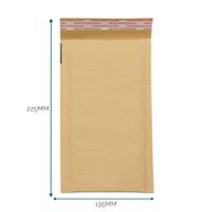 Kraft Gevoerde Luchtkussen Envelop (135 × 225 + 40 mm)
