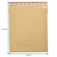 Kraft Gevoerde Luchtkussen Envelop (235 × 275 + 40 mm)
