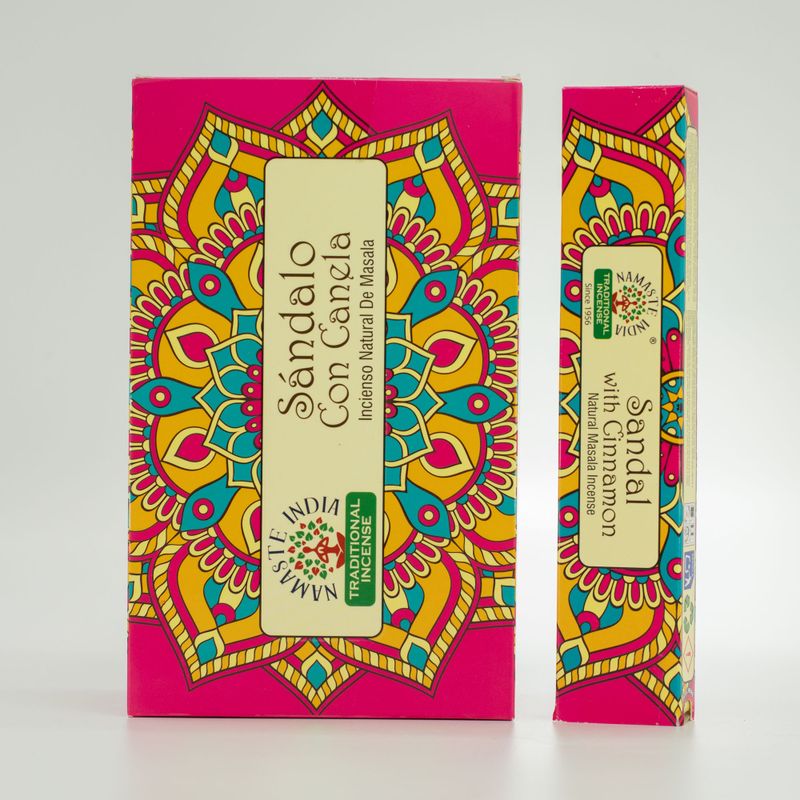 Namaste Mandala Masala Wierook – Sandelhout met Kaneel