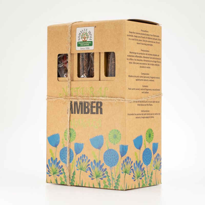 Natuurlijke Botanische Masala Wierook – Amber