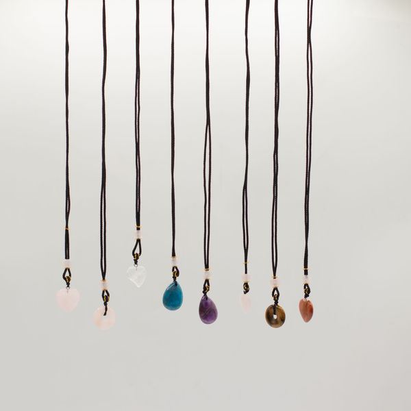 Coole Edelsteen Hangers - Harten Etc Collectie (assorti)