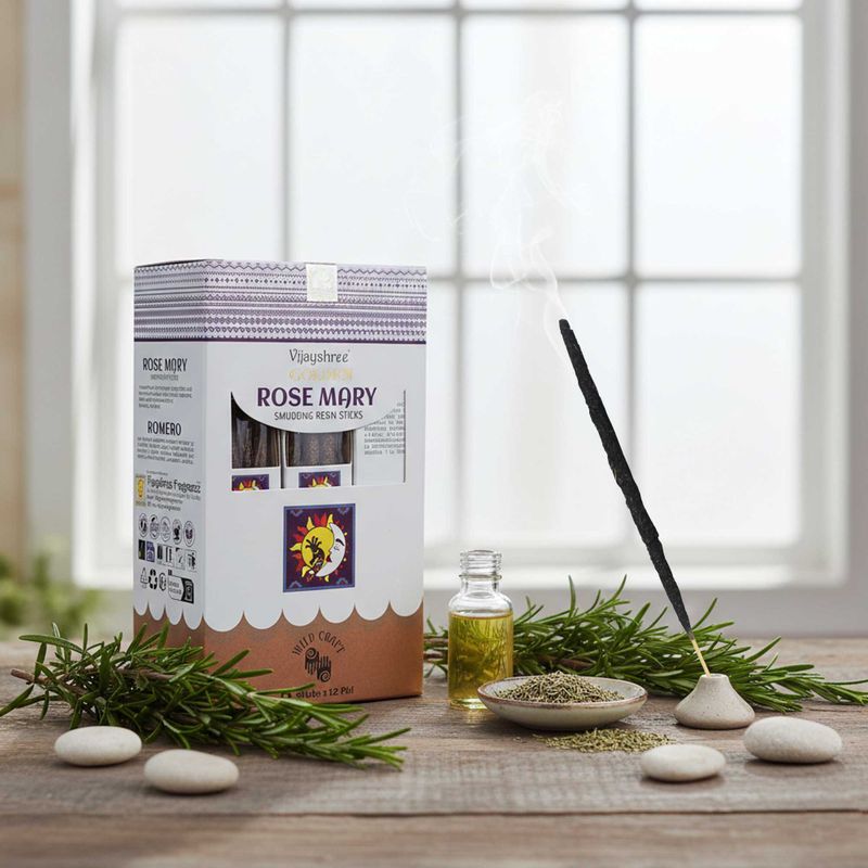 30g Gouden Rozemarijn Smudging Harssticks (6 stuks)
