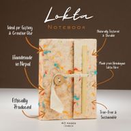 Mini Lokta Gemengd Kleurige Katoen Notitieboek
