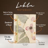 Middelgrote Lokta Bougainvillea Notitieboek