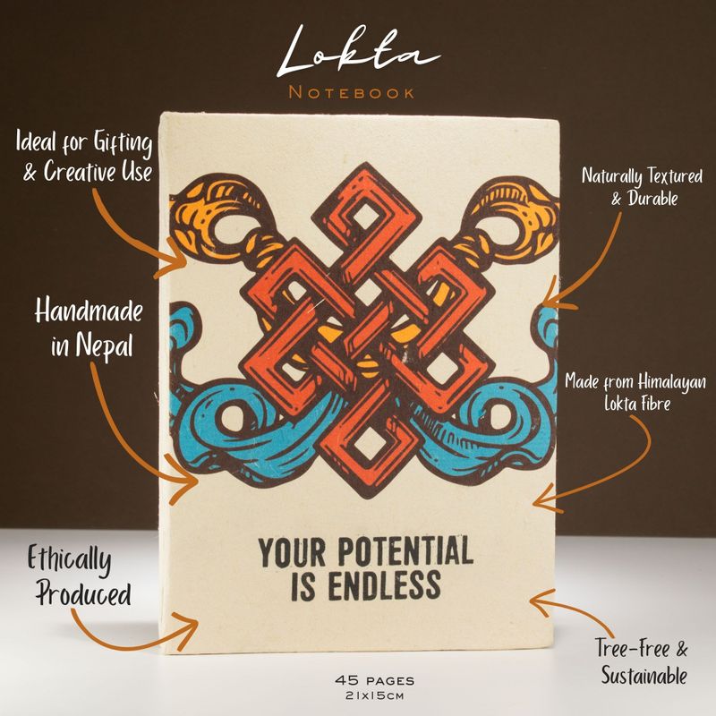 Grote Lokta Inspiratie Notitieboek - Your Potential